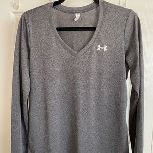grey under amour long sleeve